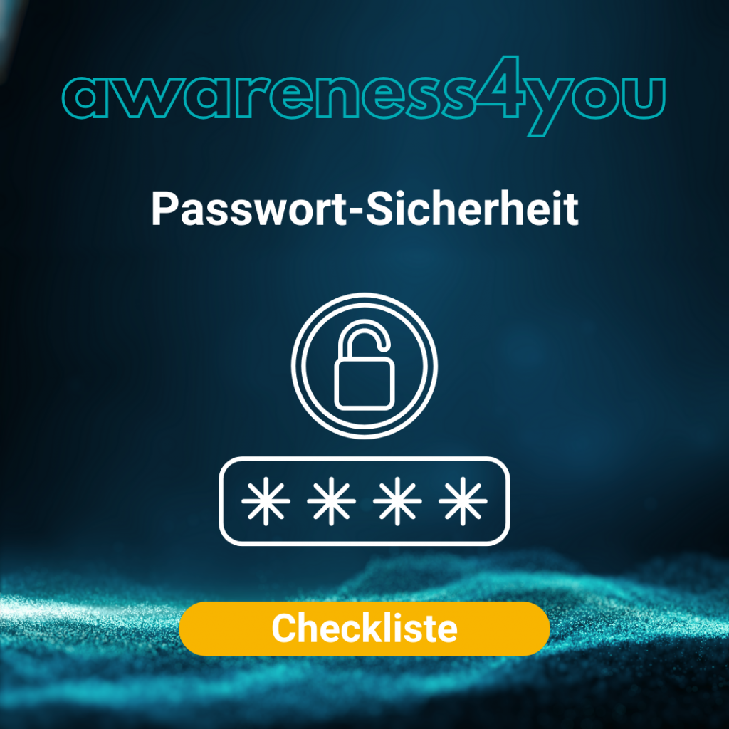 a4y, Checkliste Passwort-Sicherheit